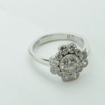 Fabulous Milgrain Floral Diamond Ring!